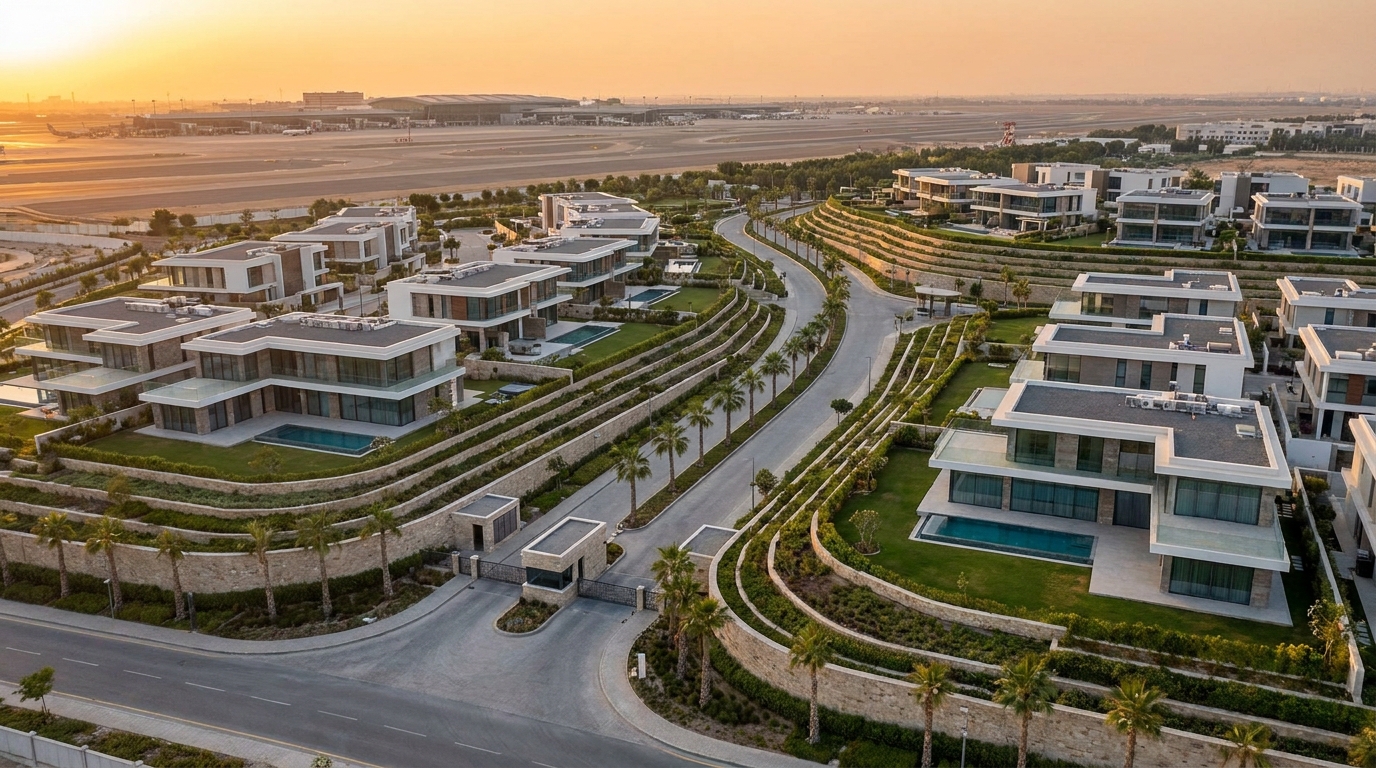 Surrounding upscale developments