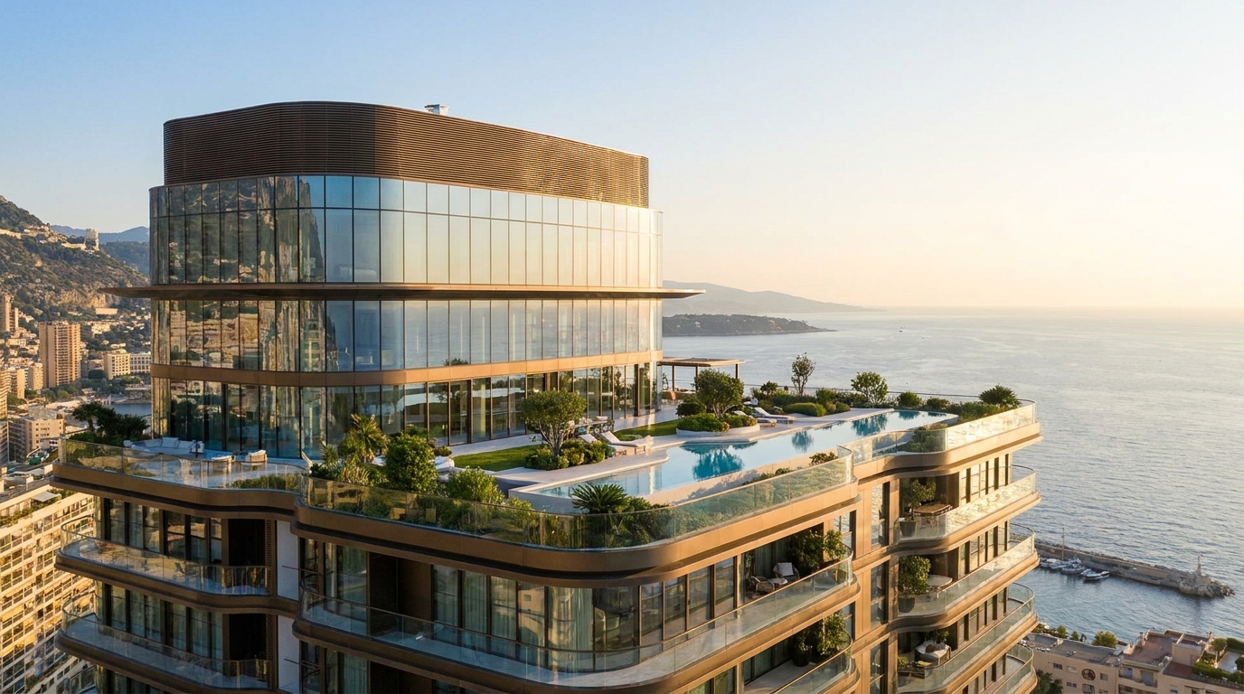 Penthouse tower exterior