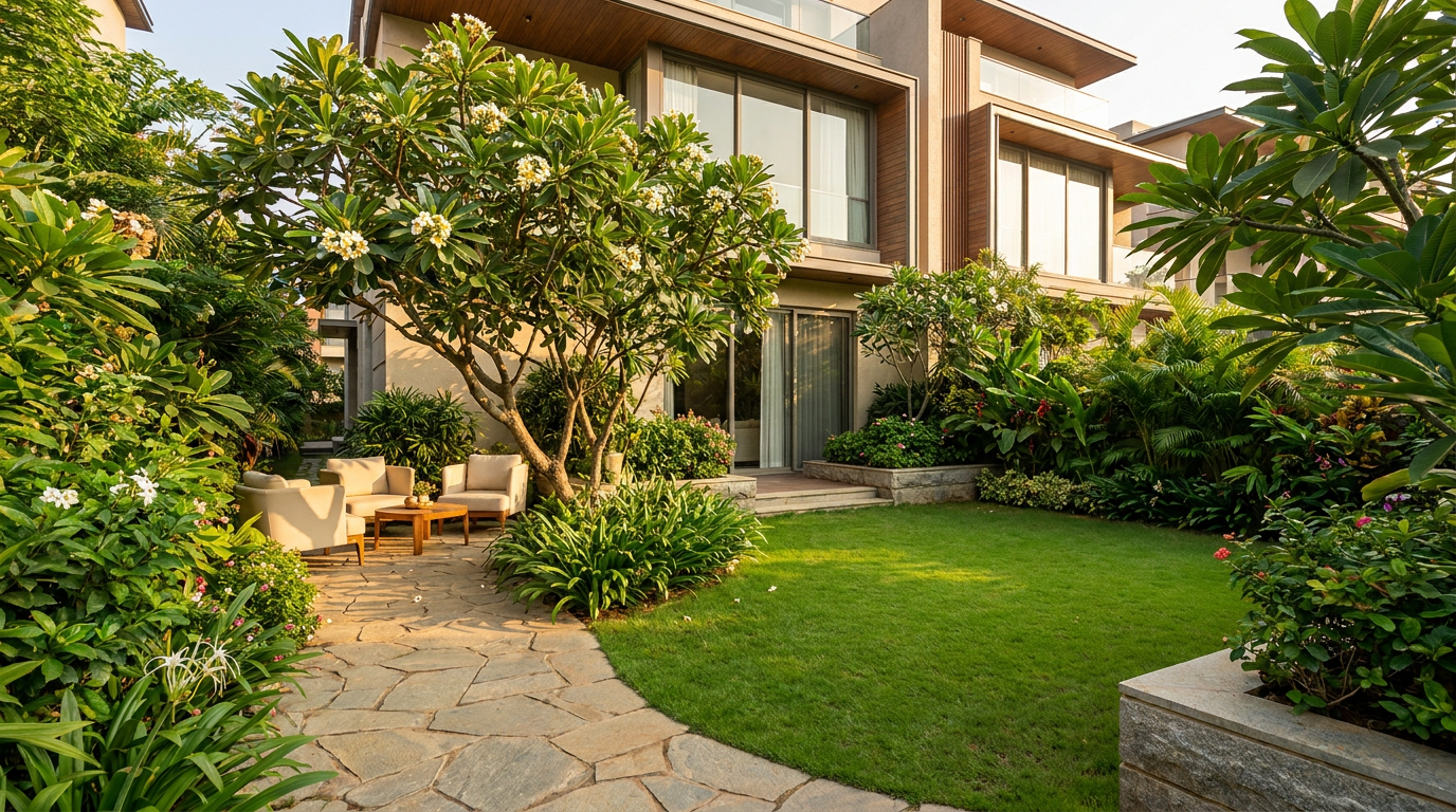 Private landscaped garden